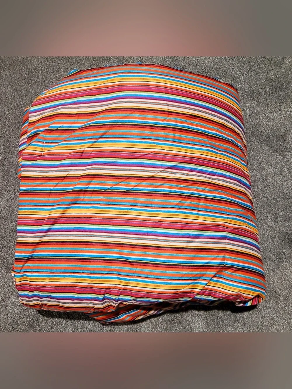 Chic Home Design Reversable Comforter Pin Stripes & Paisley with 2 Pillowcases